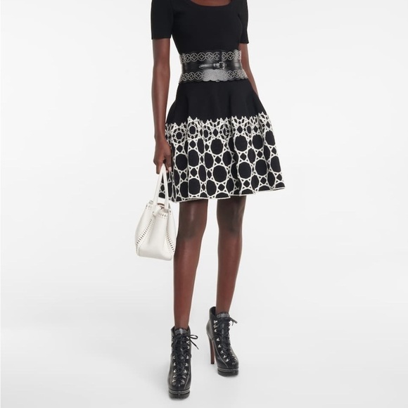 Alaia Suede Platform Heeled Combat Boots 38.5 - Picture 7 of 11